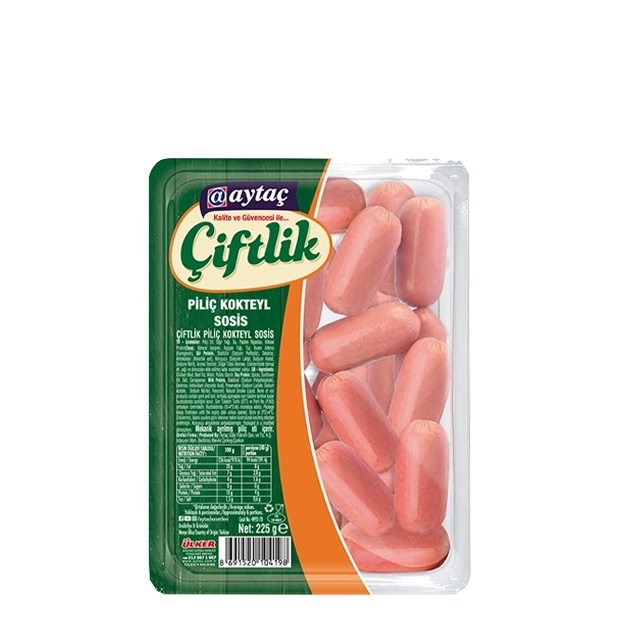 ÇİFTLİK PİLİÇ KOKTEYL SOSİS 225 GR